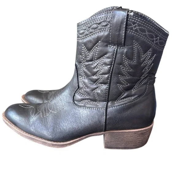 Coconuts By Matisse Pistol Black Cowboy Mid Height Boot Size 9 M - Picture 2 of 8